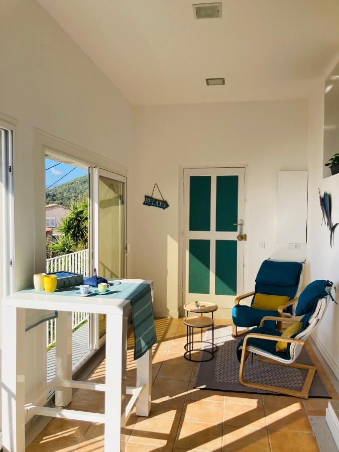 Maison Mediterraneo - Rez De Villa, Vue Imprenable Sur La Mer Pietranera Kültér fotó